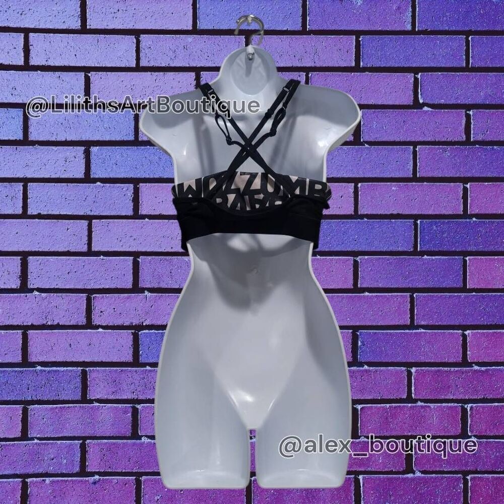 🖤Zumba Sheer Mesh Sports Bra(G018)-Size M for Women - Picture 3 of 8